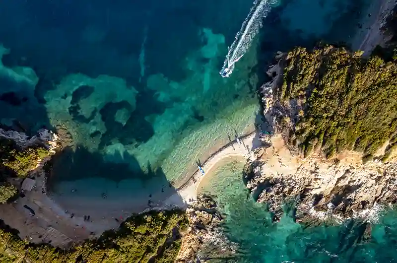 plage de Ksamil en Albanie